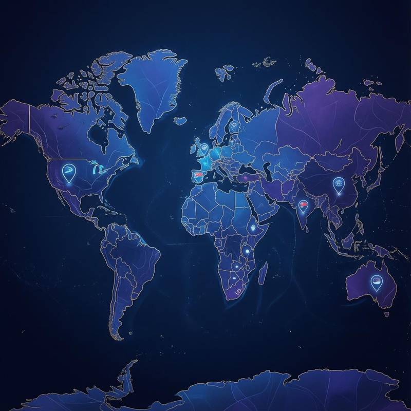 Global presence map